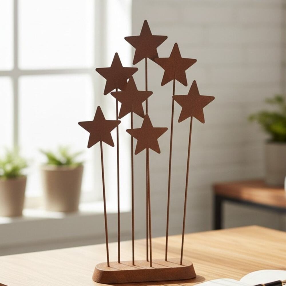Demdaco Willow Tree Metal Star Backdrop Nativity 26007 Rustic New No Box